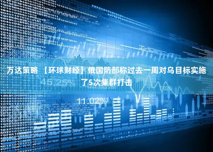 万达策略 【环球财经】俄国防部称过去一周对乌目标实施了5次集群打击