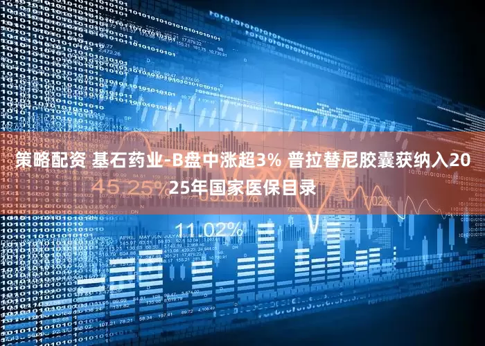 策略配资 基石药业-B盘中涨超3% 普拉替尼胶囊获纳入2025年国家医保目录